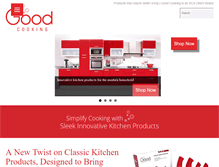 Tablet Screenshot of mygoodcooking.com